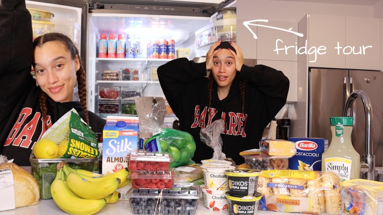 ORGANIZING MY KITCHEN LIKE TIK TOK + FRIDGE TOUR & GROCERY HAUL *SATISFYING*