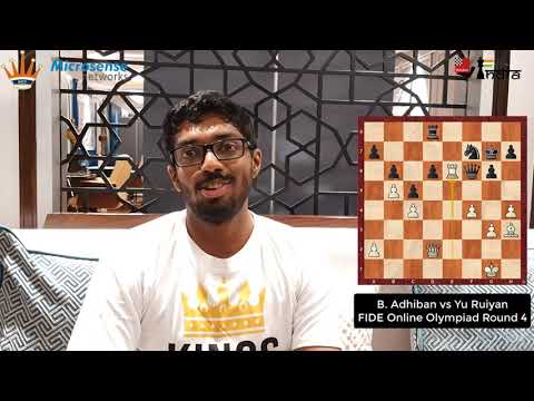 Another grandmaster bites the b3 dust | Ze Beast B. Adhiban on 3.0/3 at the Online Olympiad 2021