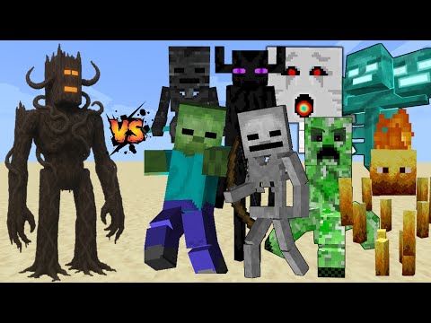 Creaking Titan vs All Titan mobs in Minecraft (Java) - Minecraft Mob Battle