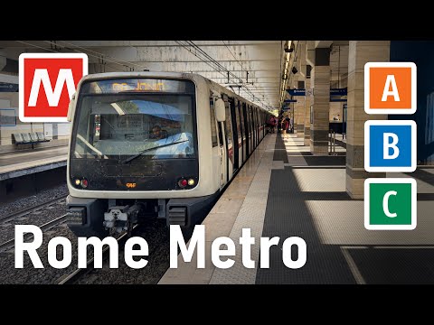 [4K] 🇮🇹 Rome Metro | All the Lines