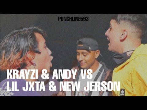 Krayzi & Andy vs Lil Jxta & New Jerson - Semifinal / #1 edición 2vs2 (Punchline 2021)
