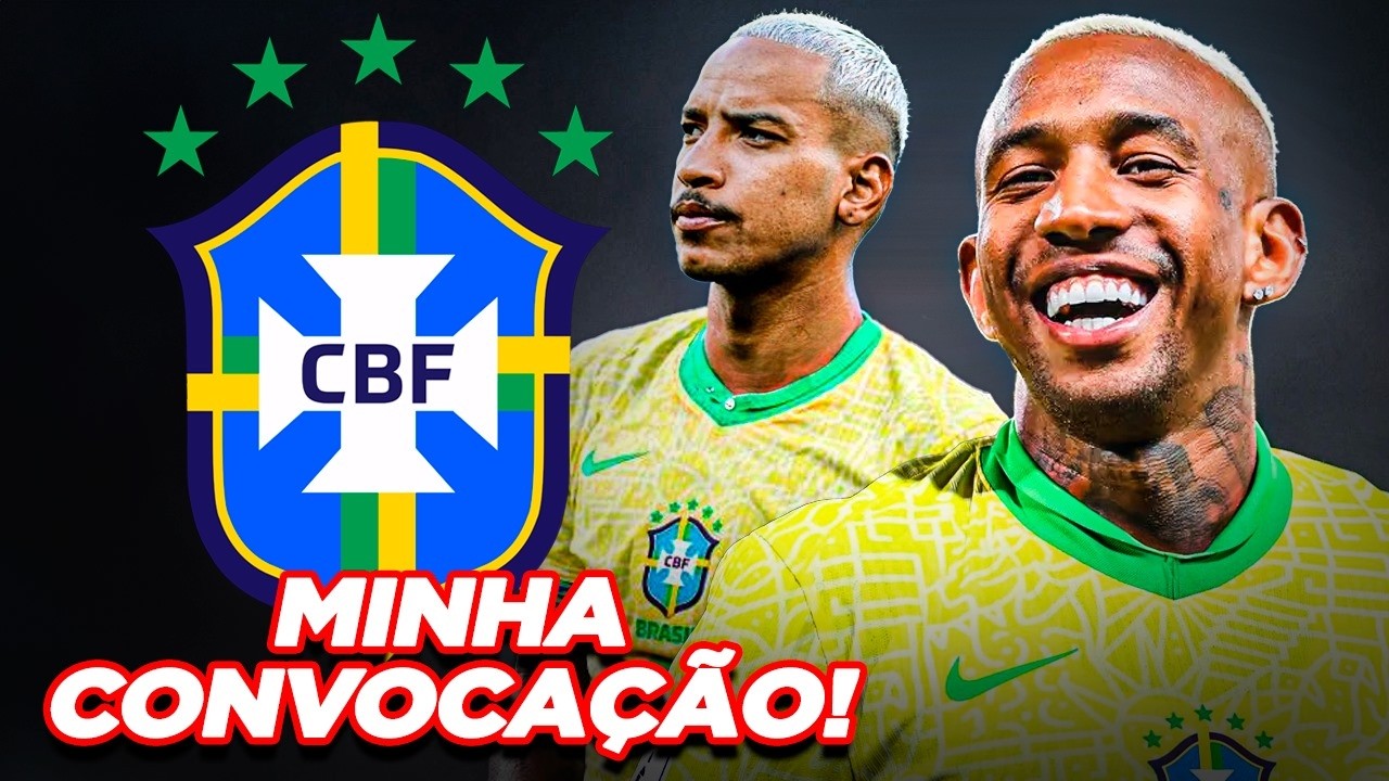 NOVIDADES: MINHA CONVOCAÇÃO DA SELEÇÃO BRASILEIRA PARA OS PRÓXIMOS JOGOS DAS ELIMINATÓRIAS!