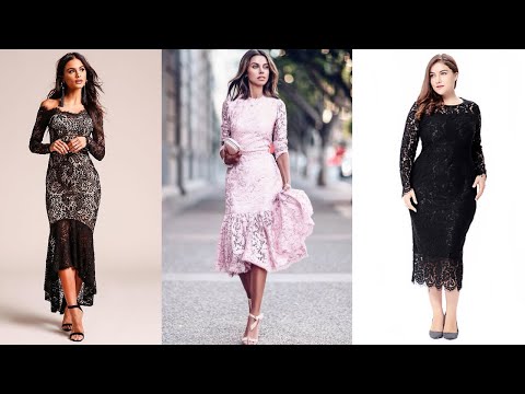VESTIDOS DE MODA 2020 vestidos elegantes de encaje /  Fashion Love