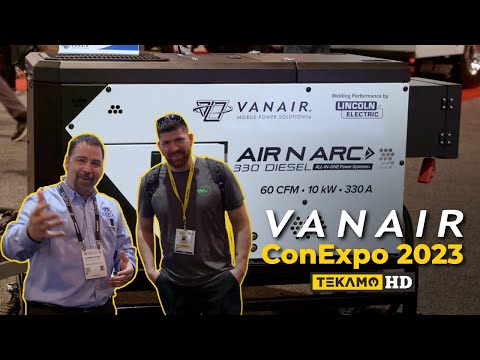 VANAIR EPEQ Electrified Power Equipment, Air N Arc 330 DIESEL All-In-One & More @ CONEXPO 2023