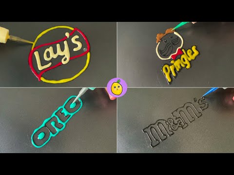 Snack Brand Logo Pancake Art - Lay’s, m&m’s, OREO, Pringles - Pancake Art | LEMON Pancake