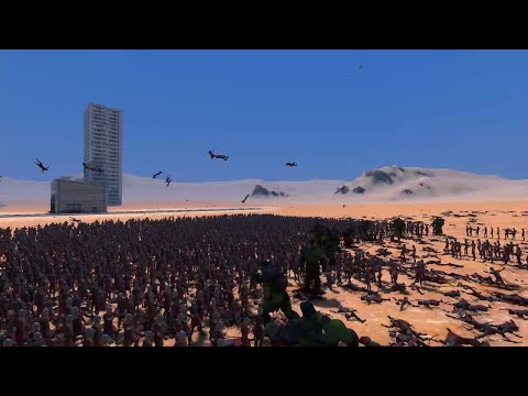 40 Hulk vs 10 000 Elven Archers Ultimate Epic Battle Simulator