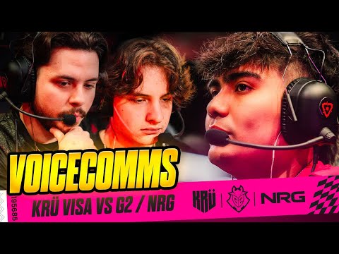 ASÍ SE ESCUCHÓ NUESTRO EQUIPO DE VALORANT DESPUÉS DE LOS CAMBIOS | VOICE COMMS KRÜ VISA vs NRG/G2
