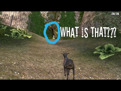 A creepy easter egg in Goat Simulator... (Mobile only)