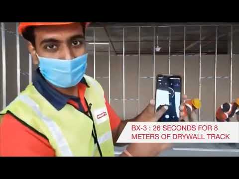 Hilti Live Quick Bytes | Drywall Track Fixing with BX 3
