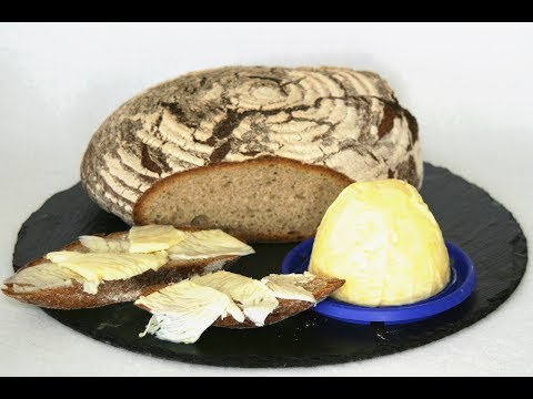 Landbrot wie vom Bauern mit Hefe. Schritt für Schritt mit Rezept.