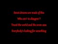 Marilyn Manson - Sweet Dreams (Lyrics)