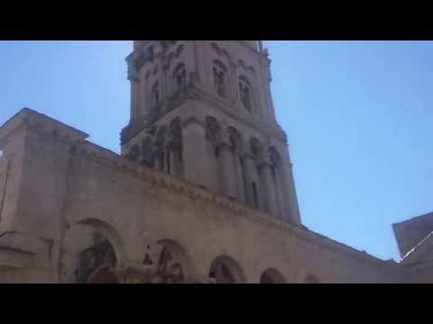 An atmosphere at Peristil square in Split, Croatia