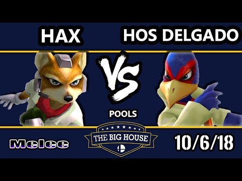 TBH8 SSBM -  Hax (Fox) Vs.  Hos Delgado (Falco) - Smash Melee R2 Pools - K107 LQF