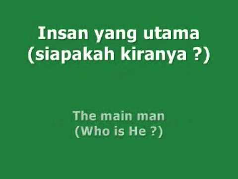 Haddad & Duta - Insan Utama / The Main Man (lyrics)