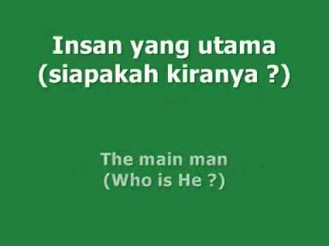 Haddad & Duta - Insan Utama / The Main Man (lyrics)
