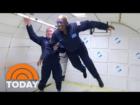 Al Roker Gets Airborne In Zero-G Flight!
