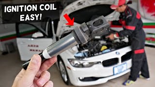 BMW IGNITION COIL REPLACEMENT REMOVAL BMW F30 F31 F34 320i 328i