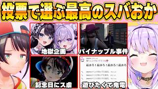 【スバおか名場面BEST10】投票で選ばれた結果、おかゆに弄ばれるスバル(時々反対)のランキングが爆誕ｗ【ホロライブ・切り抜き】