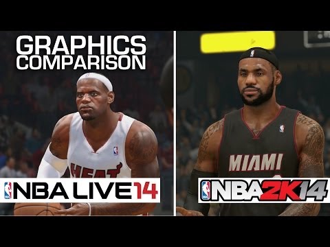 NBA 2K14 vs NBA Live 14 - Graphics Comparison (PS4)