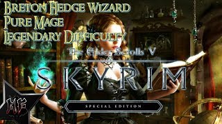 Skyrim Special Edition - Skimpy Legendary Difficulty | Breton Pure Mage | XBox One X