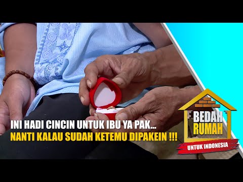 Tim Bedah Rumah Kembali Memberikan Hadiah Cincin Untuk Istri Pak Edi... | BEDAH RUMAH