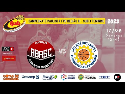 Abasc Caragua x São José Desportivo sub13 feminino