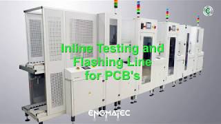 Inline Testing and Flashing Line for PCBs: ENGMATEC