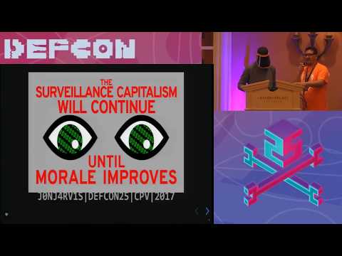 DEF CON 25 Crypto Village - J0n J4rv1s - Surveillance Capitalism Will Continue til Morale Improves