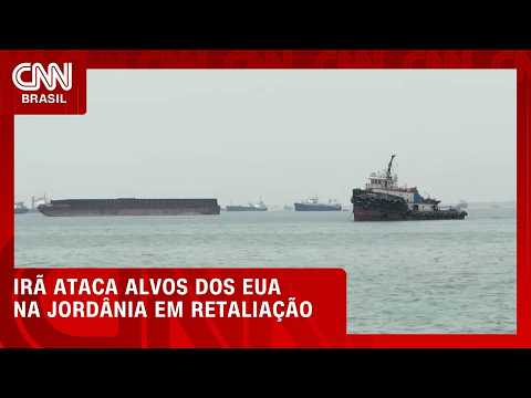 Irã ataca navios americanos em Ormuz e base dos EUA na Jordânia | CNN NOVO DIA