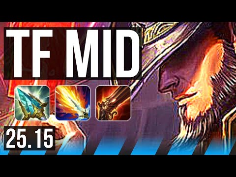 TWISTED FATE vs FIZZ (MID) | 39k DMG | NA Master | 25.15