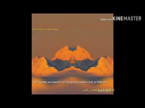 Kenan Deblic - Kur'an,sura Fussilat od 30 - 36.ajeta