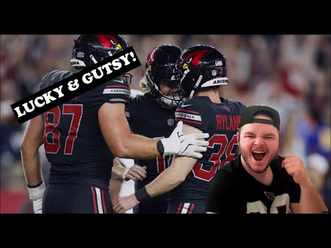LUCKY AND GUTSY WIN! Harrison Jr UPSET? Chargers vs Cardinals Week 7 (Fan Reaction)