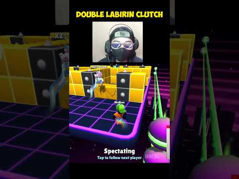 Combo Skill Freestyle Labirin Moment 😱 100% skill clutch but ... 😤 #shorts #stumbleguys