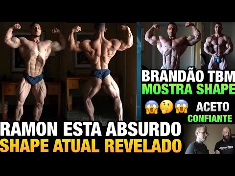 RAMON ESTÁ ABSURDO: REVELOU O SHAPE COMPLETO + BRANDÃO TAMBÉM MOSTRA SHAPE ATUAL