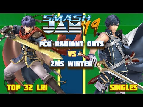 Smash Jam '19 Top 32 LR1 - FCG Radiant Guts [IKE] vs ZMS Winter [CHROM]