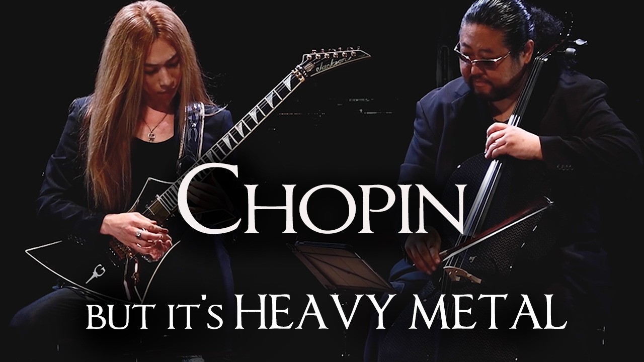 Chopin but it's HEAVY METAL (Metal Guitar & Cello) | 革命をメタルアレンジ