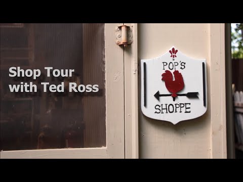 Ted's Turnings - Shop Tour with Ted Ross