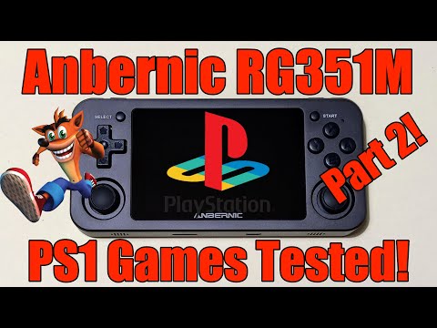 Anbernic RG351M - Sony Playstation PS1 PSX - Games Tested - More Classic Gaming Goodness!