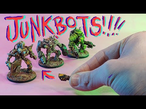 Scratch building A JUNKBOT Miniature For BANGARANG 