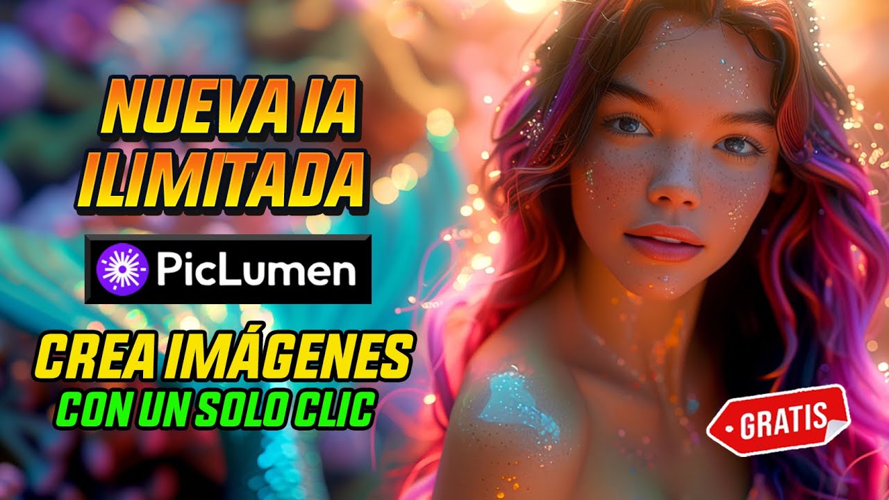 CREA imágenes increíbles GRATIS con IA | Tutorial PicLumen AI🚀