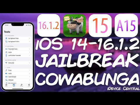 iOS 14.0 - 16.1.2 JAILBREAK News: Cowabunga v8.1.2 RELEASED! GET IT RIGHT NOW! Fixes A Major Issue!