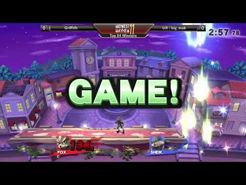 Midwest Mayhem 11 TOP 64: Griffith (Fox, Bayonetta) vs. UR l big_mak (Sheik)