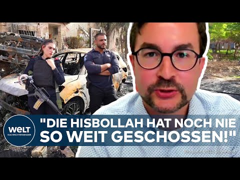 LIBANON: Israelische Luftschläge, Hisbollah-Raketen auf Haifa "Definitiv eine neue Eskalationslage!"