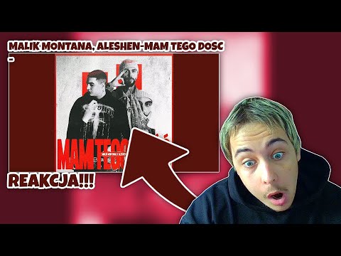 Malik Montana x Aleshen - Mam tego dość (Official Video) (REAKCJA!!!)