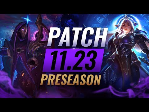 PRESEASON BEST Champions TIER List – League of Legends Patch 11.23