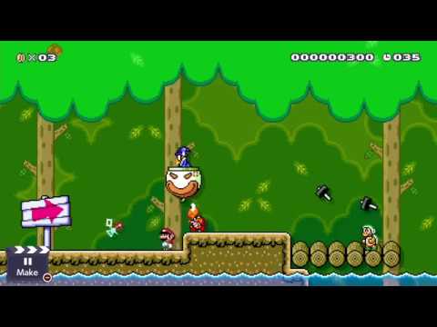 Super Mario Maker 2 - My first course tryout