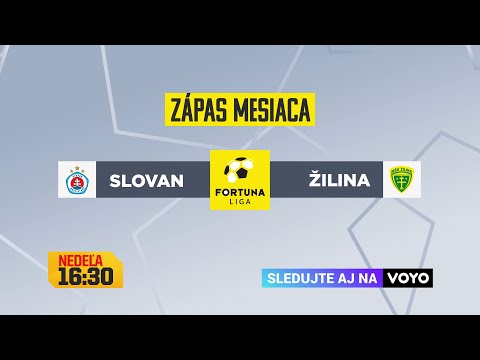 Fortuna liga - zápas mesiaca Slovan vs. Žilina v nedeľu 19. 9. 2021 o 16:30 na VOYO a na Dajto