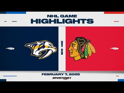 NHL Highlights | Predators vs. Blackhawks - February 7, 2025