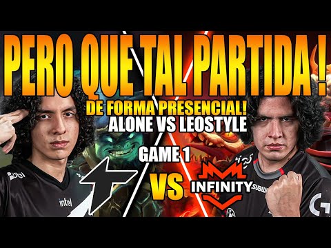 THUNDER AWAKEN VS INFINITY [BO3] - GAME 1- ALONE VS LEOSTYLE - DPC SA 2023 Tour 1: Division I