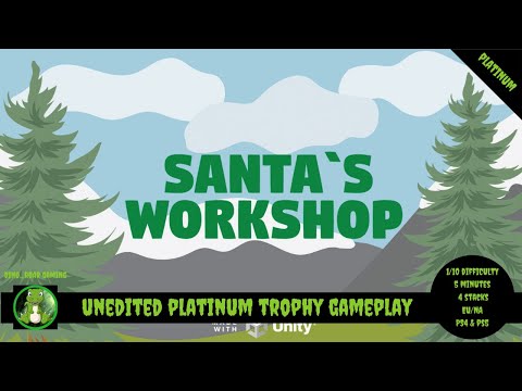 Santa workshop - Unedited Platinum Trophy Playthrough